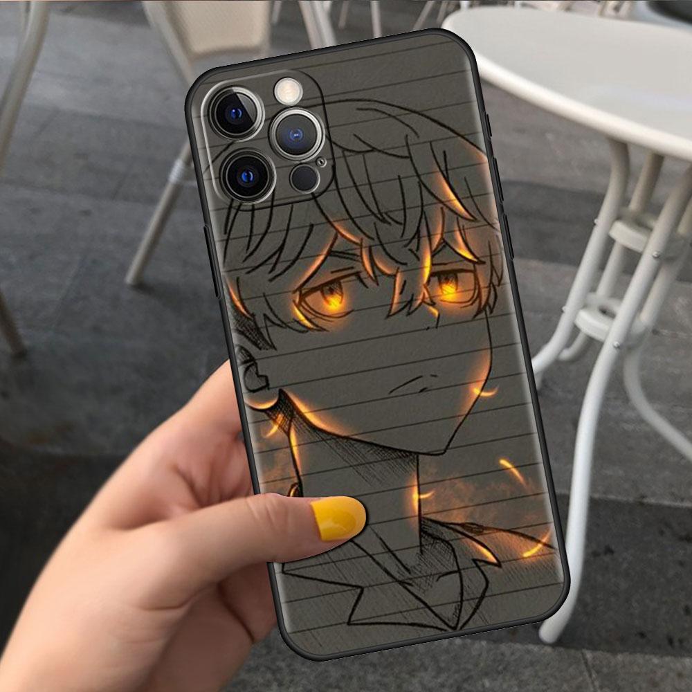 

Case For Apple iPhone 14 11 13 7 12 Pro 7 XR XS Max 8 Plus 6 14Pro Black Soft Phone Coque Funda Tokyo Revengers Anime iPhone 6 6S