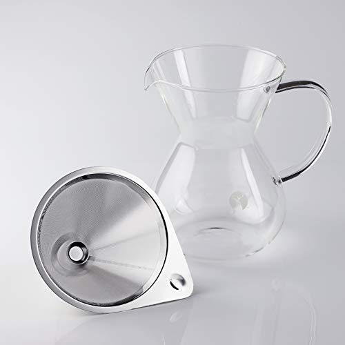 PEARL METAL Captain Stag Coffee Pot & Filter Set, Black, 800ml, UW-3514