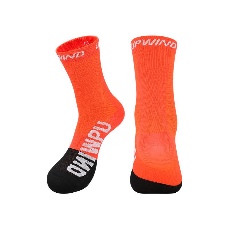 Premium Unisex Mid-Calf Running Socks, Terry Bottom, Ideal for Cycling and Fitness