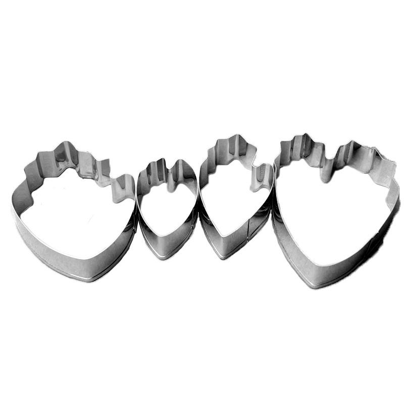 4ks Pivoňka Květiny Dort Fondán Plunžrový vykrajovátka Forma na zdobení Sugarcraft Pečení