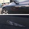 Car Door Protector Anti-Collision Patch 2pcs Shark Gill Shape Anti-Scratch Sticker Adhesive Anti Collision Car Corner Bumper