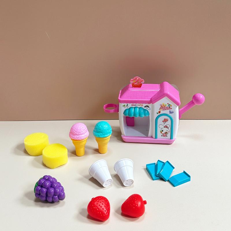 Child Bathroom Ice Cream Machine Bubble Machine Bath Cartoon Manual Bubbles Manufacturing Machine