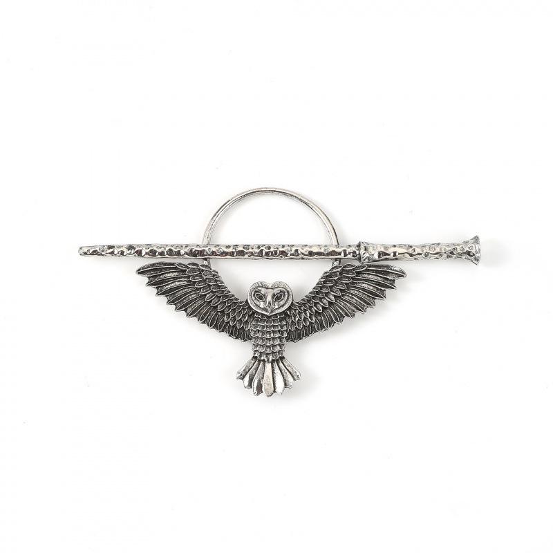 European Viking Retro Owl Hairpin - Trendy Norwegian Style Party Accessory
