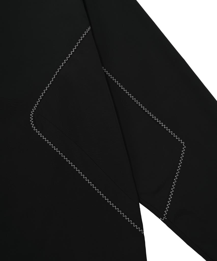 Openyard(Oy) Oblique Line Track Jacket - Black