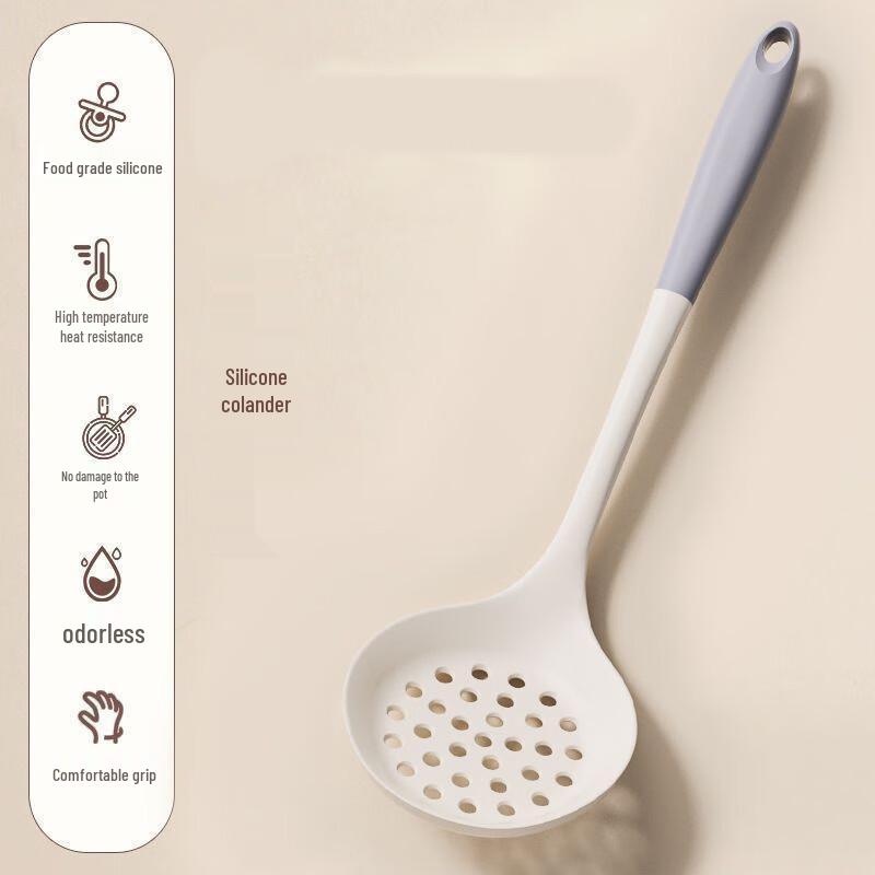 Baijie Food Grade Silicone Slotted Spoon