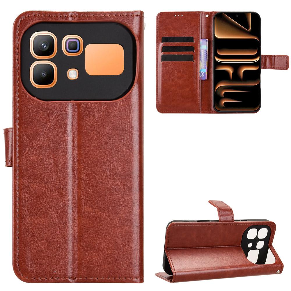 Flip Cover compatible for Infinix Note 60/Note 60 Pro PU Leather Phone Case Full-Body Protection with [RFID Blocking]