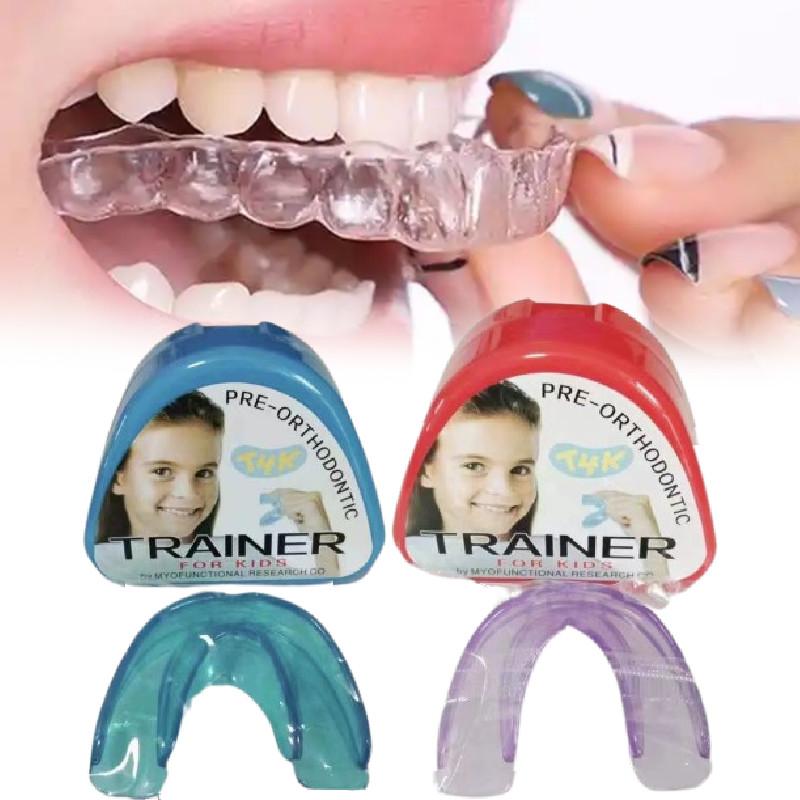 T4k Orthodontic Dental Retainer With Multicolor Silicone Guards Correction Teeth