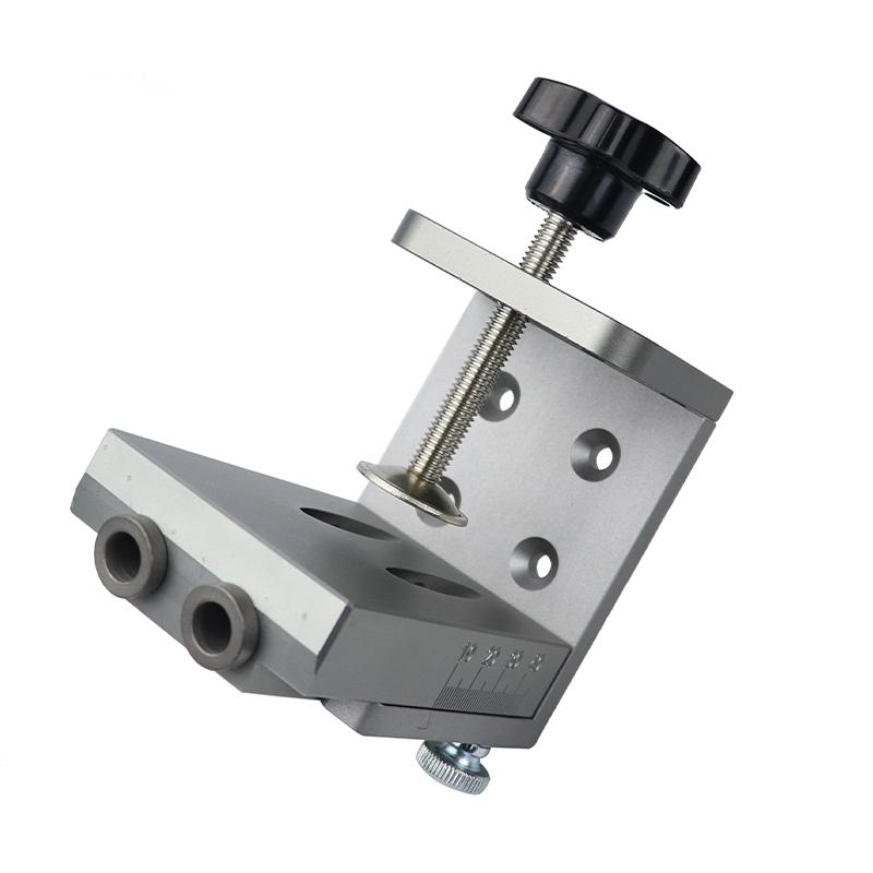 Woodworking Pocket Hole Fixture  Jig Kit Wood Dowel Punch With 9mm Drill Guide Tools