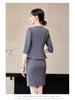 Women's Mid-Sleeve Professional Two-Piece Set for Spring/Summer/Autumn