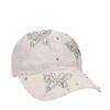 Butterfly Embroidered Baseball Cap With Breathable Mesh For Outdoor Sun Protection