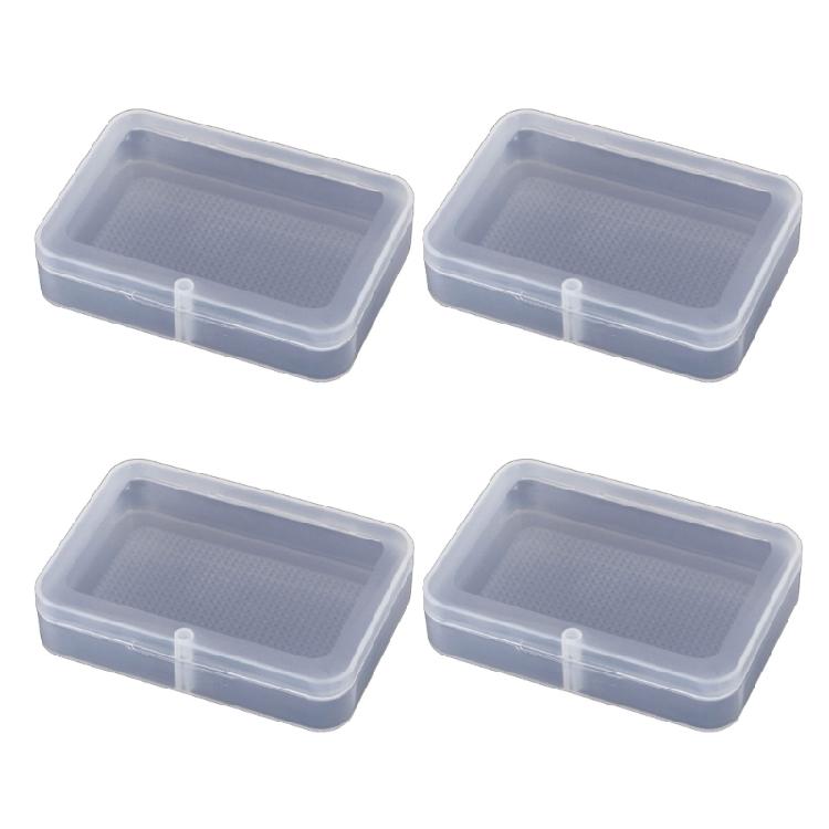 4Pcs Rectangle Card Storage Boxes Packing Poker Game Card Box Board Games Card Organizers Small Accessories 1 643₽