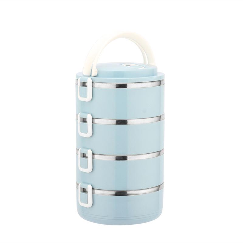 Thickened Stainless Steel Insulated Multi-Layer Bento Lunch Box with Lid