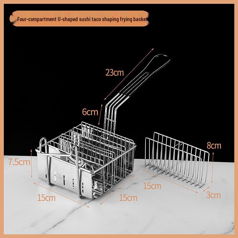 Sushi Tray U-Shaped Solid Wood Nori Holder - Creative Japanese Cuisine Plating Dish for Hand Roll and Taco Presentation
