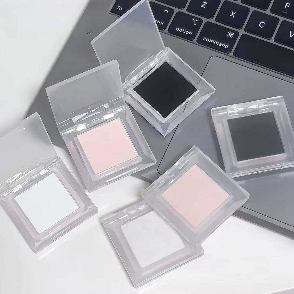 Monochrome Matte Highlights Smoked Eye Shadow Plate Powder Is Delicate and Durable Naturally Brightening Dopamine Eye Shadow 1Pc
