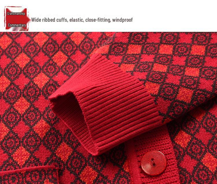 Grandma’s Cardigan: Spring & Autumn Outerwear for Elderly Women