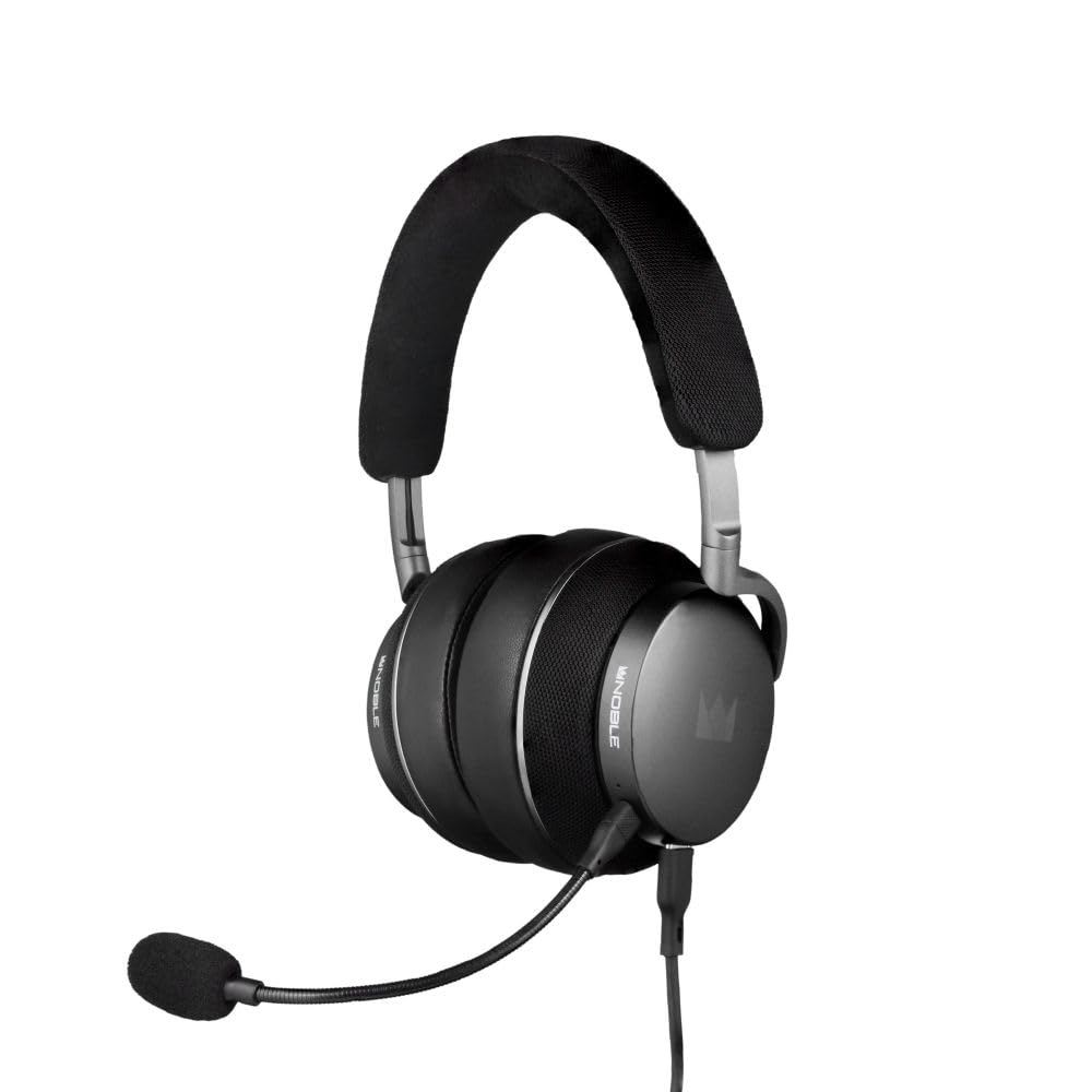 Issoku Itto Black Noble Audio Fokus Apollo Wireless 40Mm Dd Pd Coaxial Hybrid Playback Detachable Boom Physical Microphone Aptx Ambient Sound Dedicated 2 [Anc-Enabled B