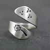 New Korean Exquisite Crystal Flower Fashion Temperament Sweet Versatile Love Opening Female Custom Jewelry