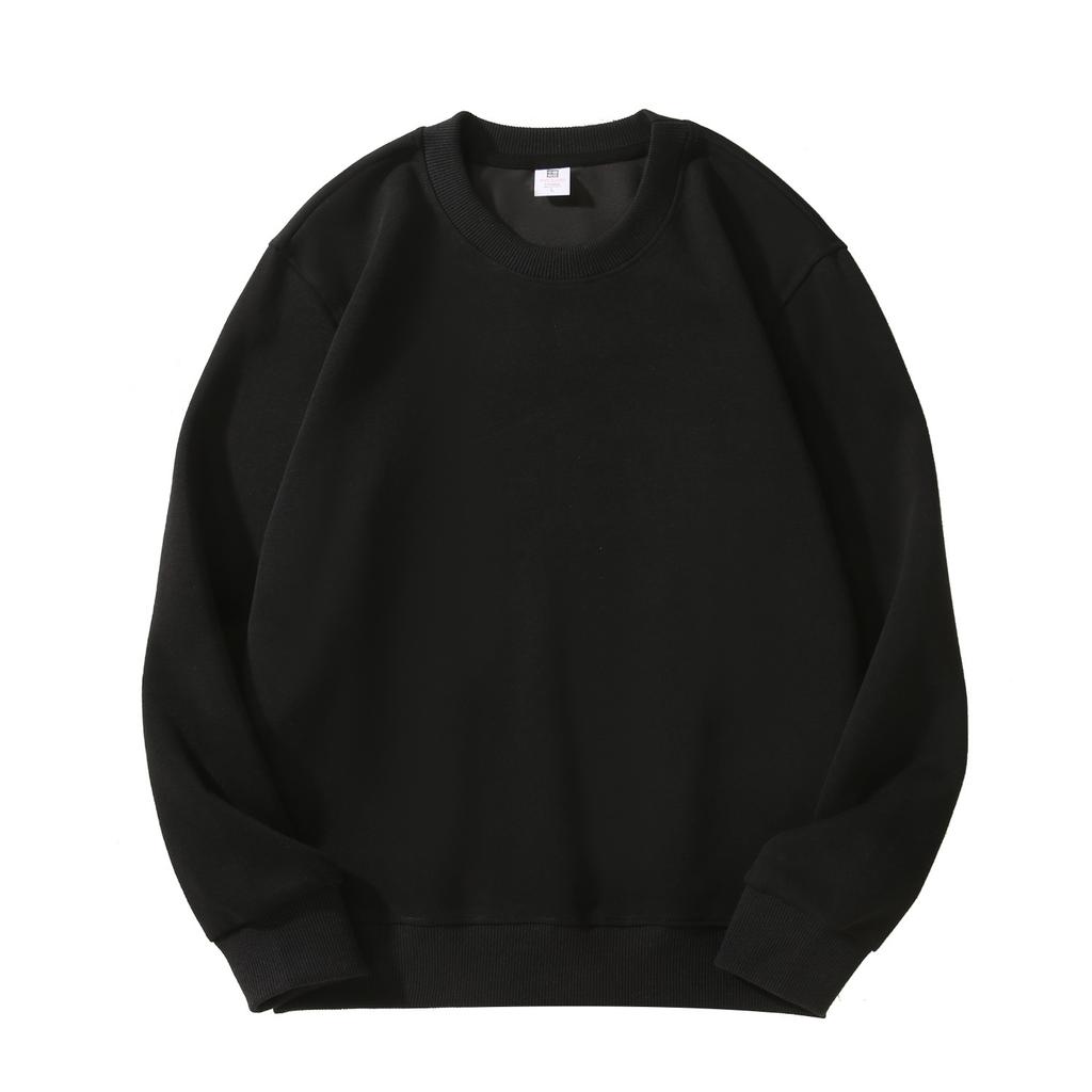 Loose Milk Silk Cotton Round Neck Hoodie Casual Sport Autumn Winter Korean Long Sleeve Couple Hoodies