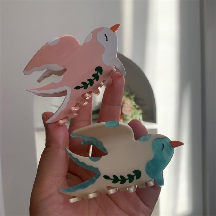 Elegantní spona do vlasů vlaštovka pro dospělé a studenty Stylingová spona Držák na culík Dámská Ins Styl Silná spona