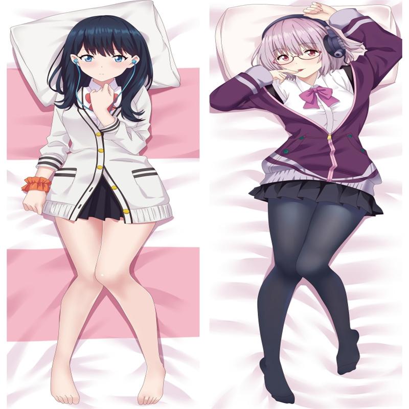 

60x180 см Ssss.gridman наволочка подушка Rikka на заказ Dakimakura обнимающая подушка для тела подарок отаку украшение для дивана наволочка 34x100cm Peachskin белый