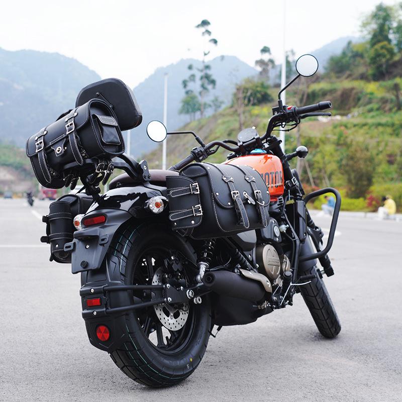 QJ Flash 250 Crash Bar & Rear Rack Kit: Protection Bar, Backrest, Side Bag Accessories