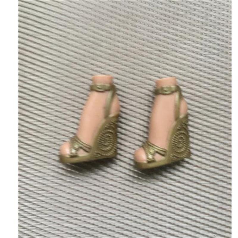 Original Joint Movable Bodies Shoes High Heels Colorful Shoes Sexy Big Month Doll Clothes