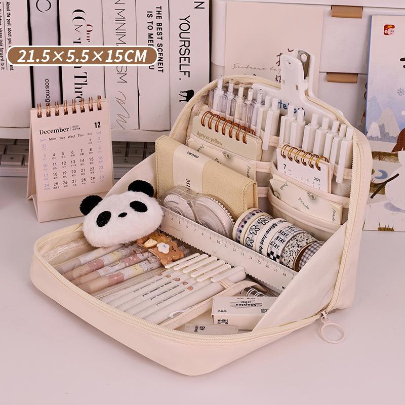 12 Layers Large Capacity Pencil Case Good Looking Multifunctional Classification Storage Stationery Storage Bag 1pc