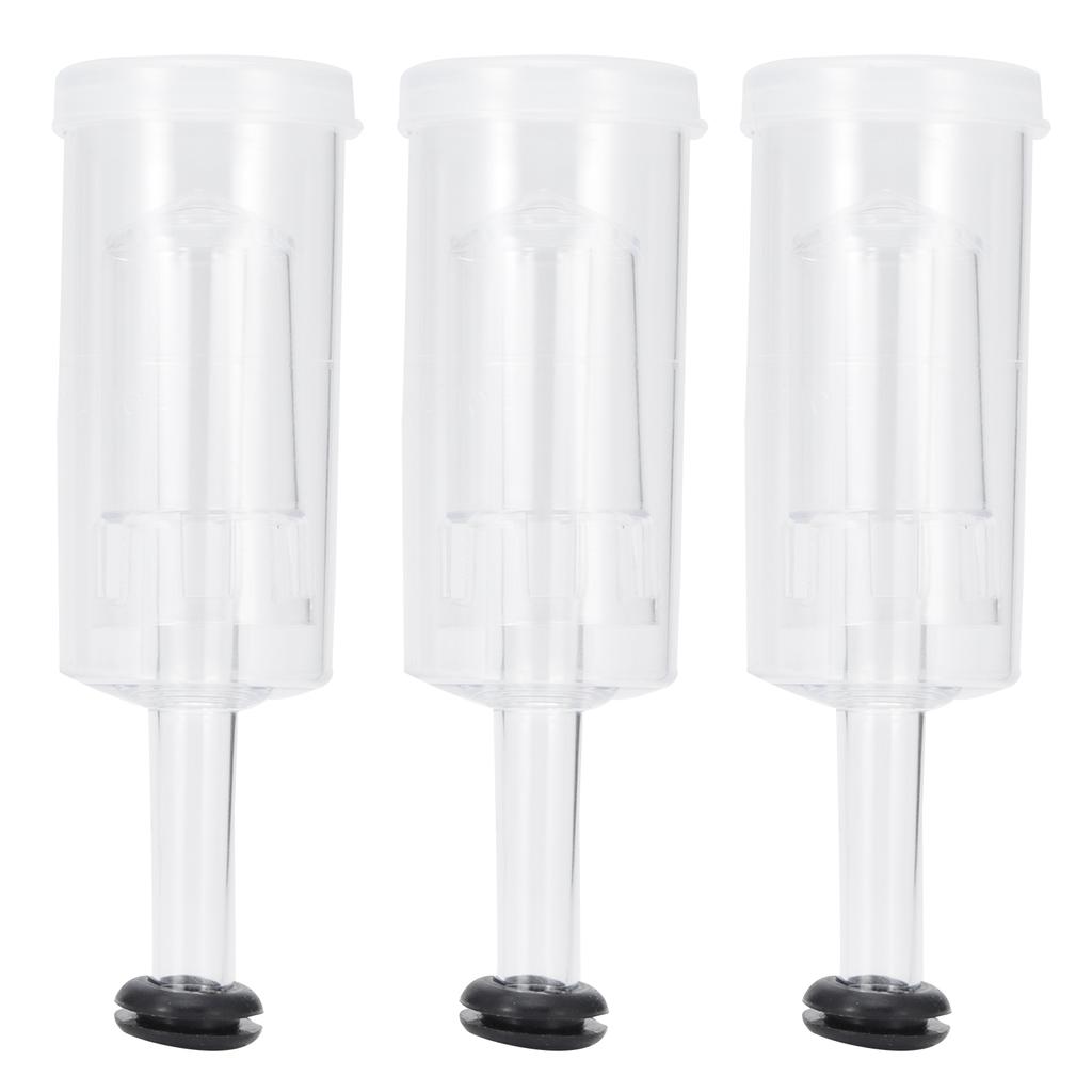 3Pcs Homebrew Air Lock with Sealing Ring for Beer Wine Fermentation Brewing Accessory