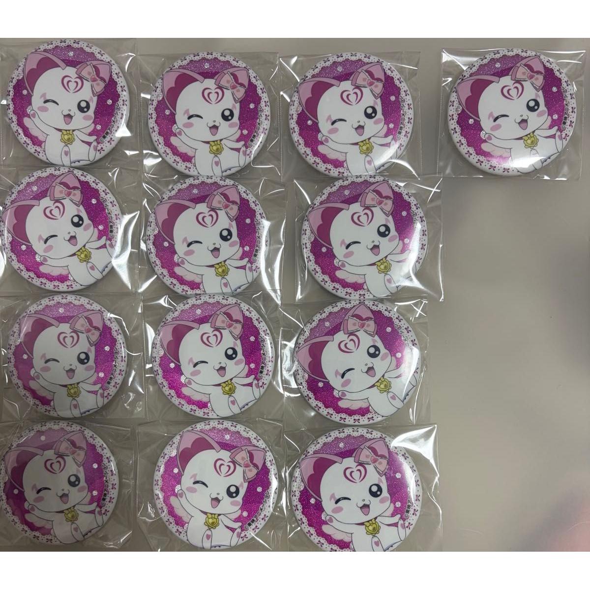 Used PreCure Karaoke Iron Man Karaoke Glitter Can Badge Hammy