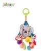 JollyBaby Kinderwagenanhänger: Plüsch Baby Auto Spielzeug & Rassel mit Windspiel