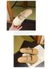 Women's 2024 Summer Rhinestone Mule Slippers - Soft, Flat, Breathable Design for Comfort