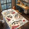 Crayon Shin-chan Rutschfester Schlafzimmerteppich Großer Waschbarer Teppich Bodenbelag für Gamer-Zimmer