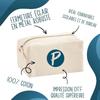Tote bag - PLANETEE - Trousse Multifonction Une Paysagiste Aussi Géniale - Coton imprimé en France - Beige - Grande contenance