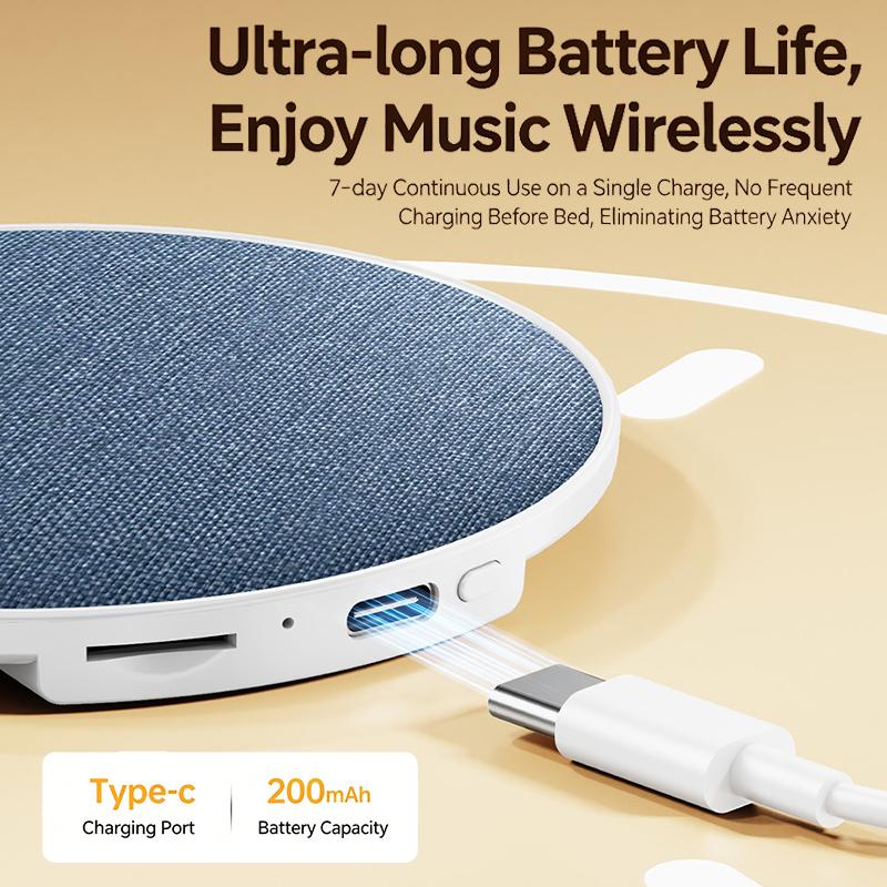 Under Pillow Sleep Speaker Ultra Slim Hifi Noise Reduction Bone Conduction Sound Machine For Deep Sleep Relaxation 2026 New