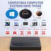 External CD/DVD Drive,USB 3.0 Portable CD DVD Burner Player with 4 USB Ports and 2 TF/SD Card Slots,Disc Drive for Laptop PC Mac