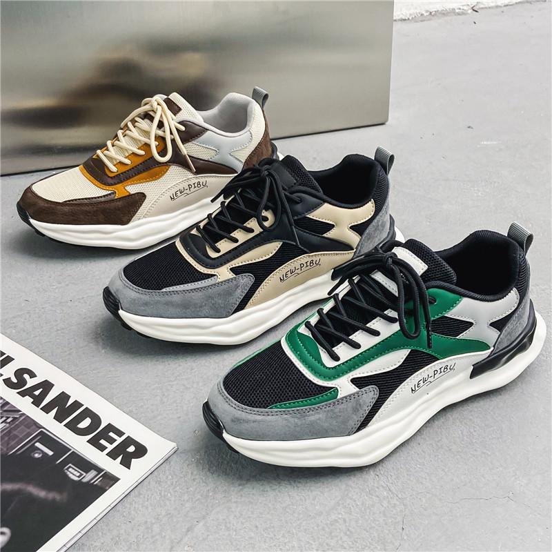 Men's shoes new summer versatile men's Forrest Gump casual sports running heightening dad shoes