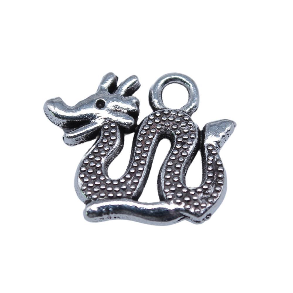 Alloy Pendants Dinosaur Dragon Wing Charms Vintage For Gothic DIY Jewelry Making Supplies