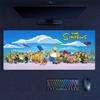 The Simpsons Cartoon Color Mouse Pad Large Gaming Table Cushion Non-slip Laptop Tablet Big Mousepad XXL Mat Mini PC Playmat With Lock edge