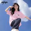 MJ STYLE Women's Cotton Loose Fit Graphic T-Shirt