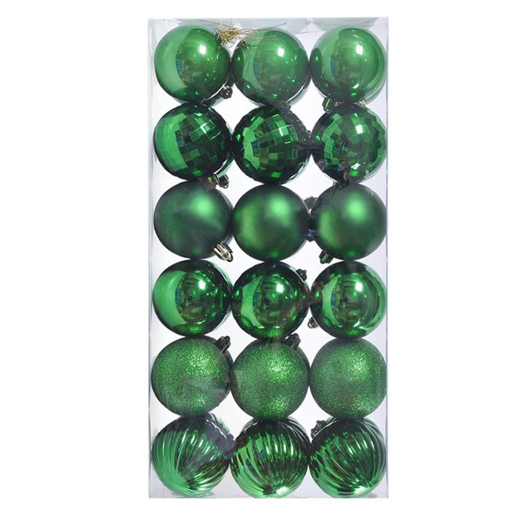 Holiday Decoration 36 Pack Plastic Shatterproof Ball Ornaments for Christmas Tree and Wreath Use Lightweight Design for Hanging