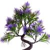 Artificial Bonsai Vivid Easy Care Colorfast Decorative Fake Pine Tree Bonsai Home