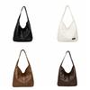 PU Leather Minimalist Tote Bag Large Capacity Ladies Handbags Casual Single Shoulder Bag  Gift