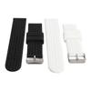 22mm Silicone Watch Strap Stainless Steel Buckle Waterproof Soft Silicone Watch Band for Women Men