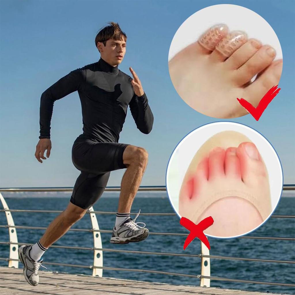 30/60pcs Silicone Finger and Toe Protector, Breathable Waterproof Foam Pad, Suitable For Nail Care, Sports, Outdoor Activities