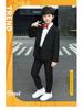 Children’s Summer Tuxedo Suit Set - Handsome Boy Pageant & Piano Performance Blazer for Big To Middle-Aged Kids