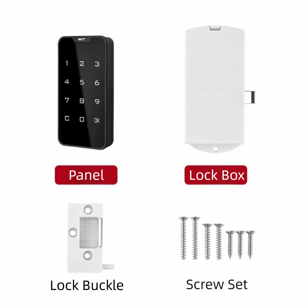 Keyless Touch Keypad Electric Cabinet Lock Password Drawer Lock Swimming Pool Use