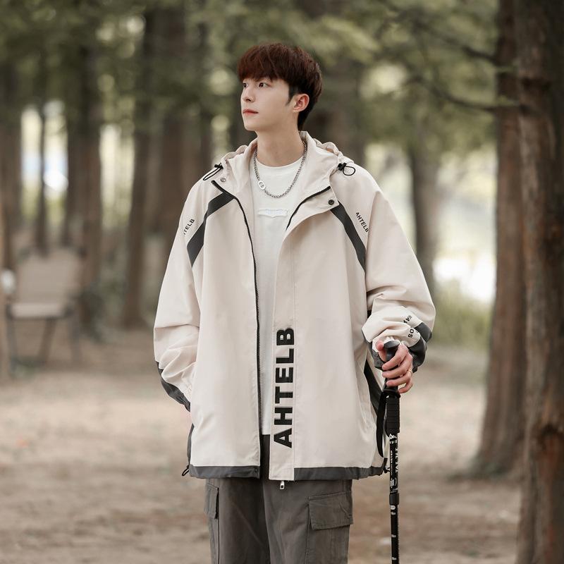 

Мужская осенняя куртка Мужская повседневная куртка для пары Свободная универсальная куртка 5XL