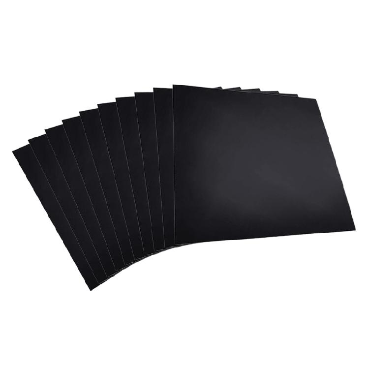 10Pcs 12In Thick Record Protective Sleeves LPs Records Outer Cover Storage Bag Reusable Organiser Without Hole