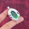 Fiesta Kingman Turquoise Pendant, 925 Solid Sterling Silver Gemstone Jewelry, Handmade Pendant, For Wedding Gift