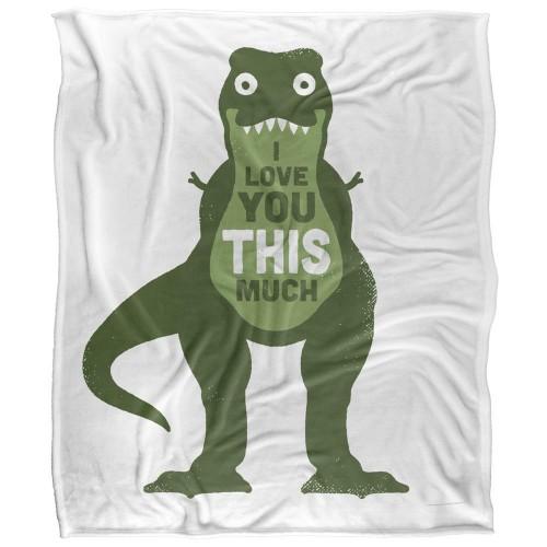 David Olenick Amourosaurus Silky Supersoft Blanket